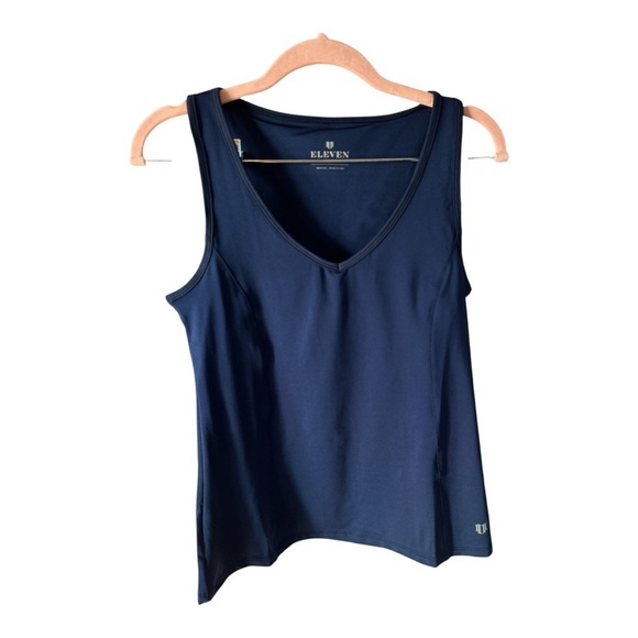 EleVen by Venus Williams High Vibes Tennis Tank – Admiral Navy – Size M & L - Picture 2 of 9